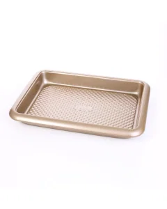 Rectangular steel oven tray