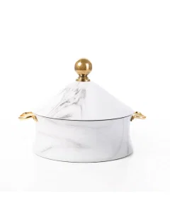 Marble stainless steel food wallet size 28