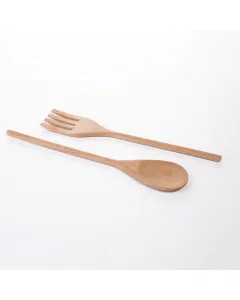 fork and a spoon   wood