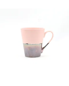 Porcelain cup pink hand