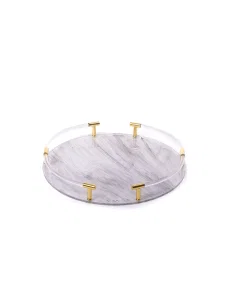 Tofaria round acrylic presentation