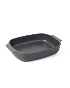 Coated rectangular oven tray