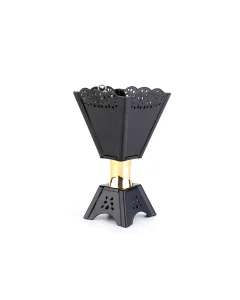 Small black incense burner