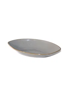 Porcelain gray dish