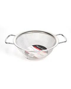 Steel strainer with two hands, size 21.5