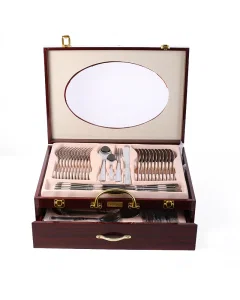 طقم ملاعق 72قطعة فضي