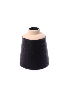 Black decorative vase