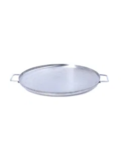 Steel frying pan with two hands, size 45