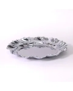 Silver Round Serving Dish