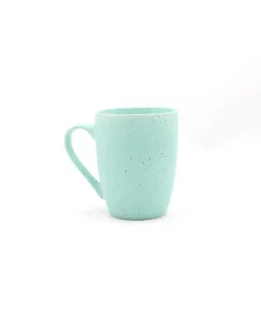 Porcelain cup with light green hand