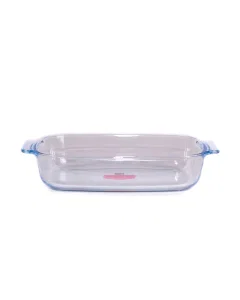 2 liter rectangular glass tray