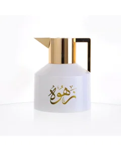 Lamuda Thermos Rotpunt1 liter white with a golden cover