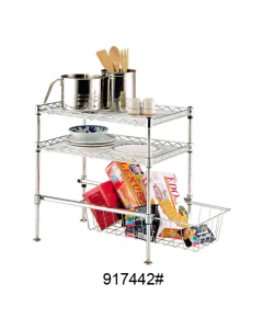 Kitchen shelf 3 chrome