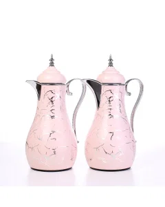 Tremamer pink walls with Silver   edges