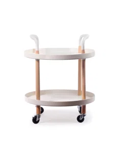 2-level circular serving table