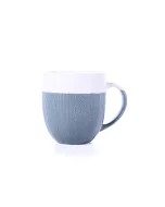 Gray porcelain cup