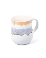 Shiny colored porcelain cup