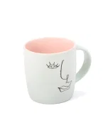 Green porcelain mug