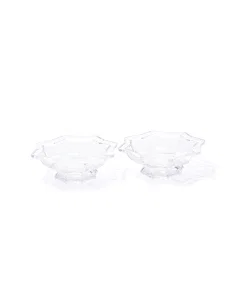 Acrylic bowl, small chandelier, 2 pcs