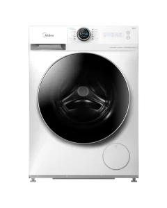 Midea front loading washing machine, capacity 12 kg, 14 programmes, white