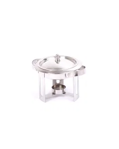 Small circular steel Vitro buffet heater
