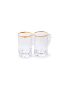 Royal French Bialat Al Saif set, 6 pieces, golden