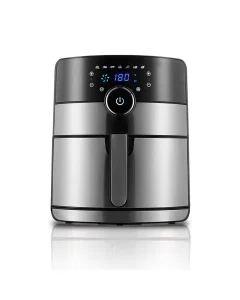 Air fryer, 4 liters, digital, 1400 watts, silver