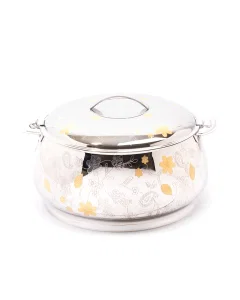 7.5 liter golden Indian steel container