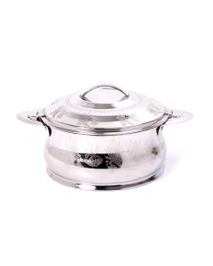 Silver Indian steel case 1500 ml