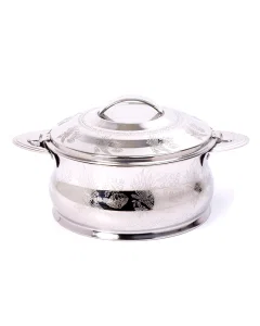 Silver Indian Steel Case 3500 ml