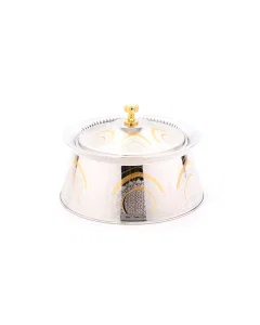 2.5 liter golden food container