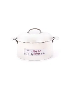 3.5 liter silver food container