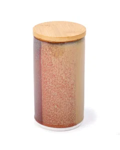 Storage jar 20 cm blue red