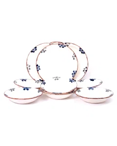 Dinner set 12 pieces floral pattern
