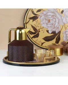 Linda thermos 1 liter golden brown