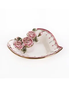 Deep porcelain serving dish