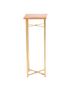 Wood side table