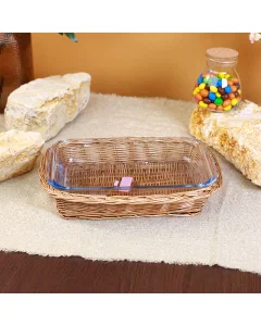 Caldo glass tray with basket 1.6 litres