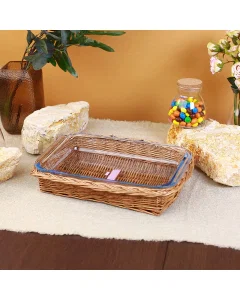 Caldo glass tray with basket 2.2 litres