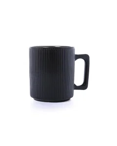 Black porcelain cup