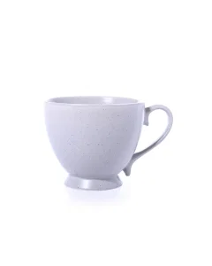 Gray porcelain cup