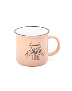Brown porcelain mug 400 ml