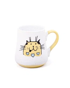 Yellow porcelain cup 350 ml