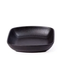 Black porcelain plate