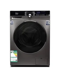 Midea front loading washing machine, 10 kg, silver