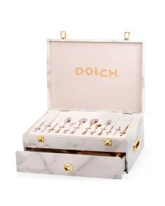 Spoons set 72 pieces rose gold