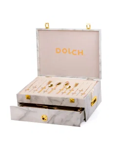 spoons set 72 pieces gold pieces