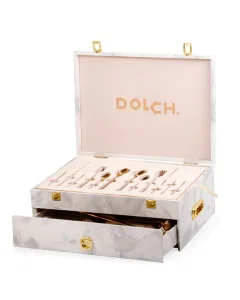 Spoons set 72 pieces rose gold