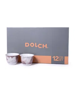 A set of coffee cups of 12 pieces