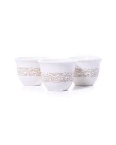 A set of coffee cups of 12 pieces